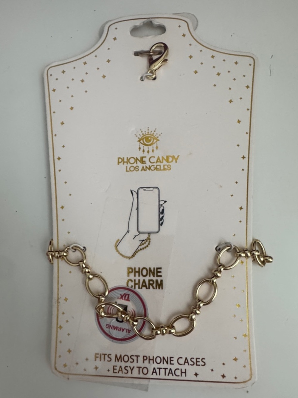 Phone Candy Los Angeles Gold Phone Charm Chain